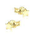 Star Shaped Silver Ear Stud STS-5304